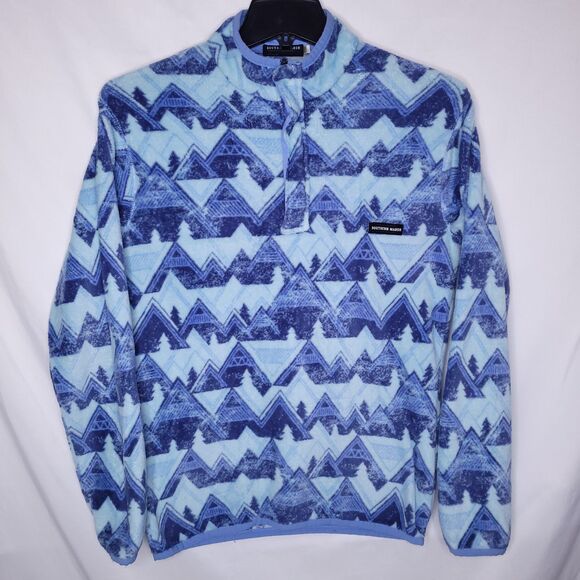 Southern Marsh Jacket Mens XS Blue North Basin Fleece - Picture 1 of 12